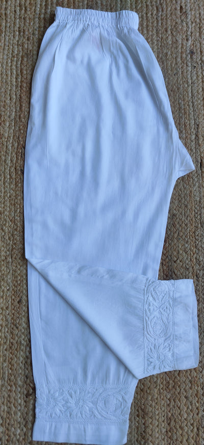 Cotton Chikankari  Pants