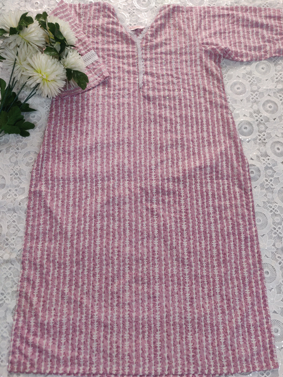 Mouve Printed Cotton kurta