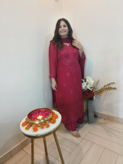 Georgette Chikankari kurtas