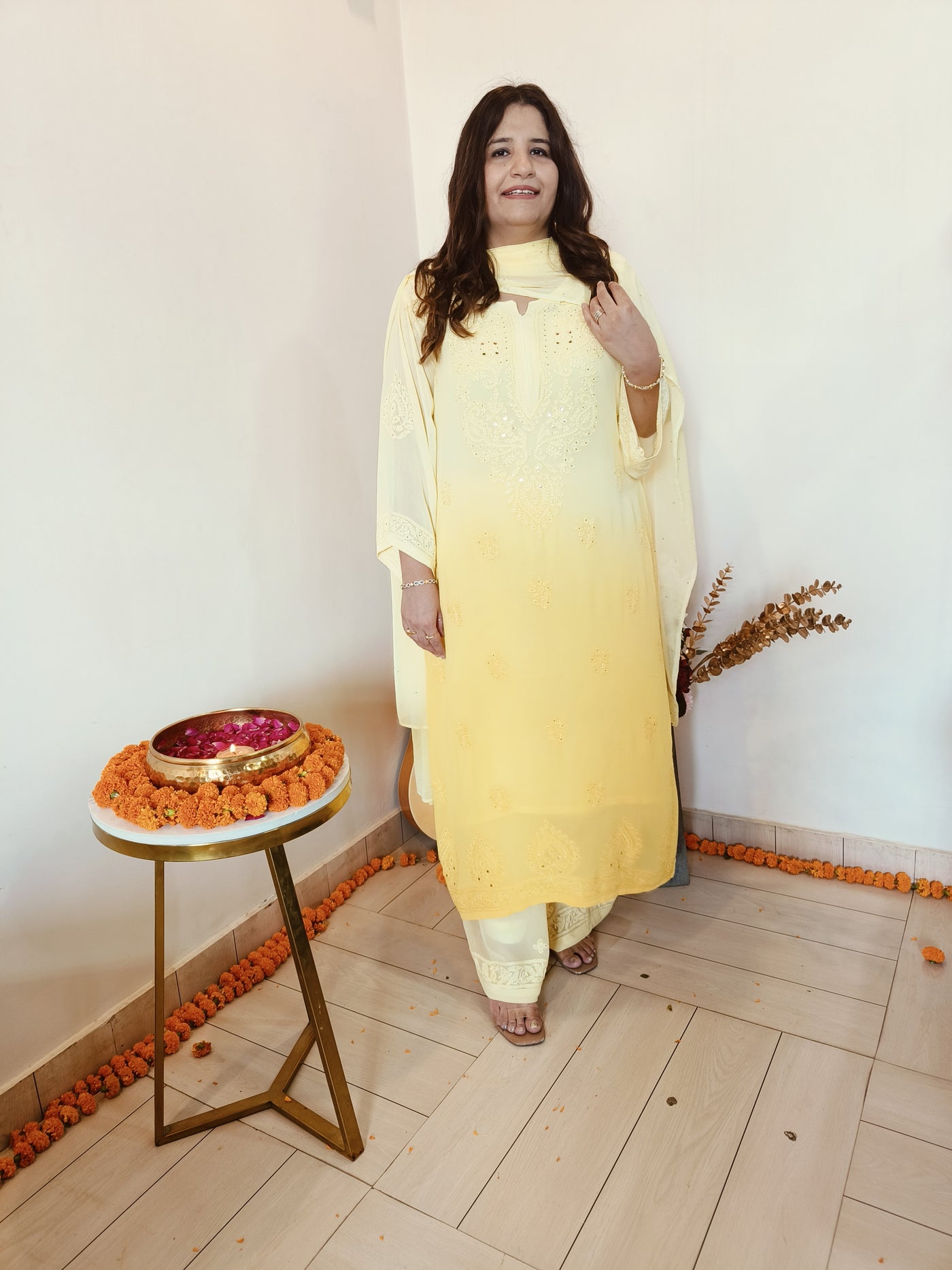 Georgette Chikankari kurtas