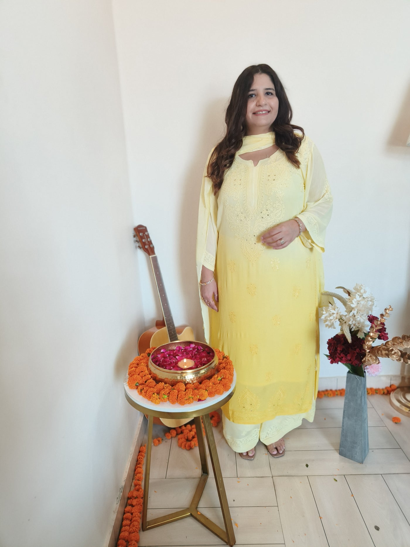 Georgette Chikankari kurtas