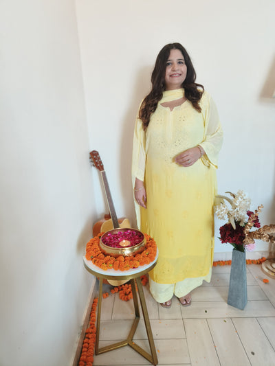 Georgette Chikankari kurtas