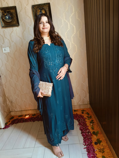 Georgette Chikankari kurtas