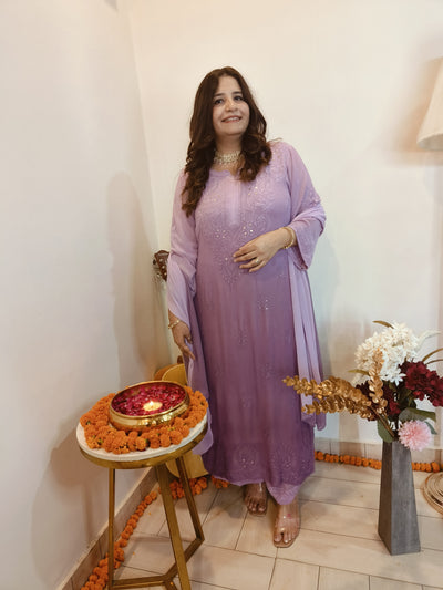 Georgette Chikankari kurtas