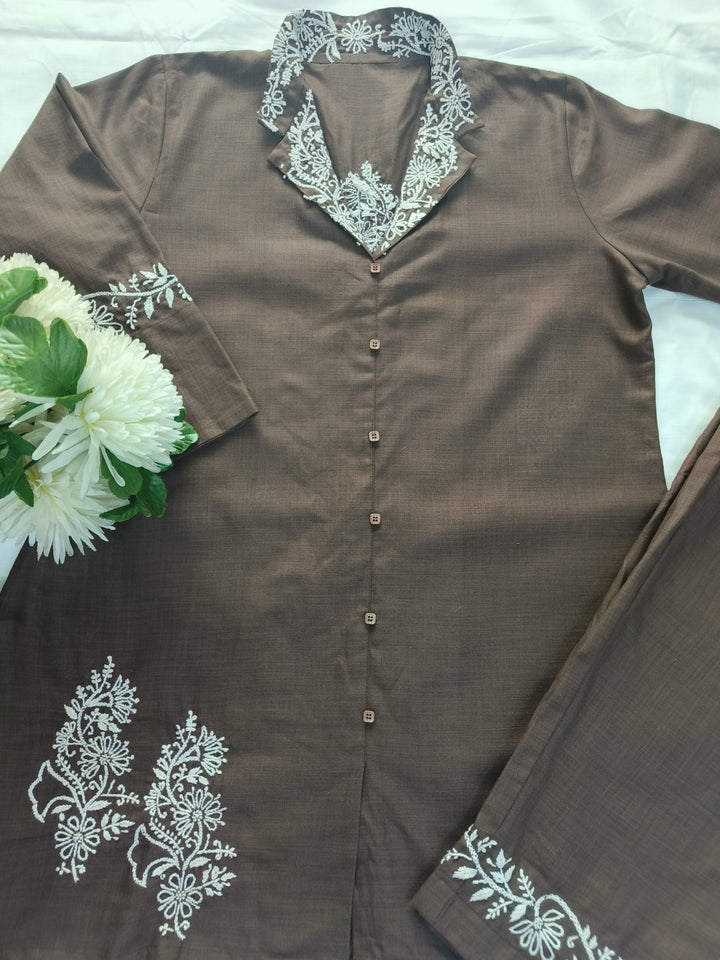 Dark Brown Co-ord Set