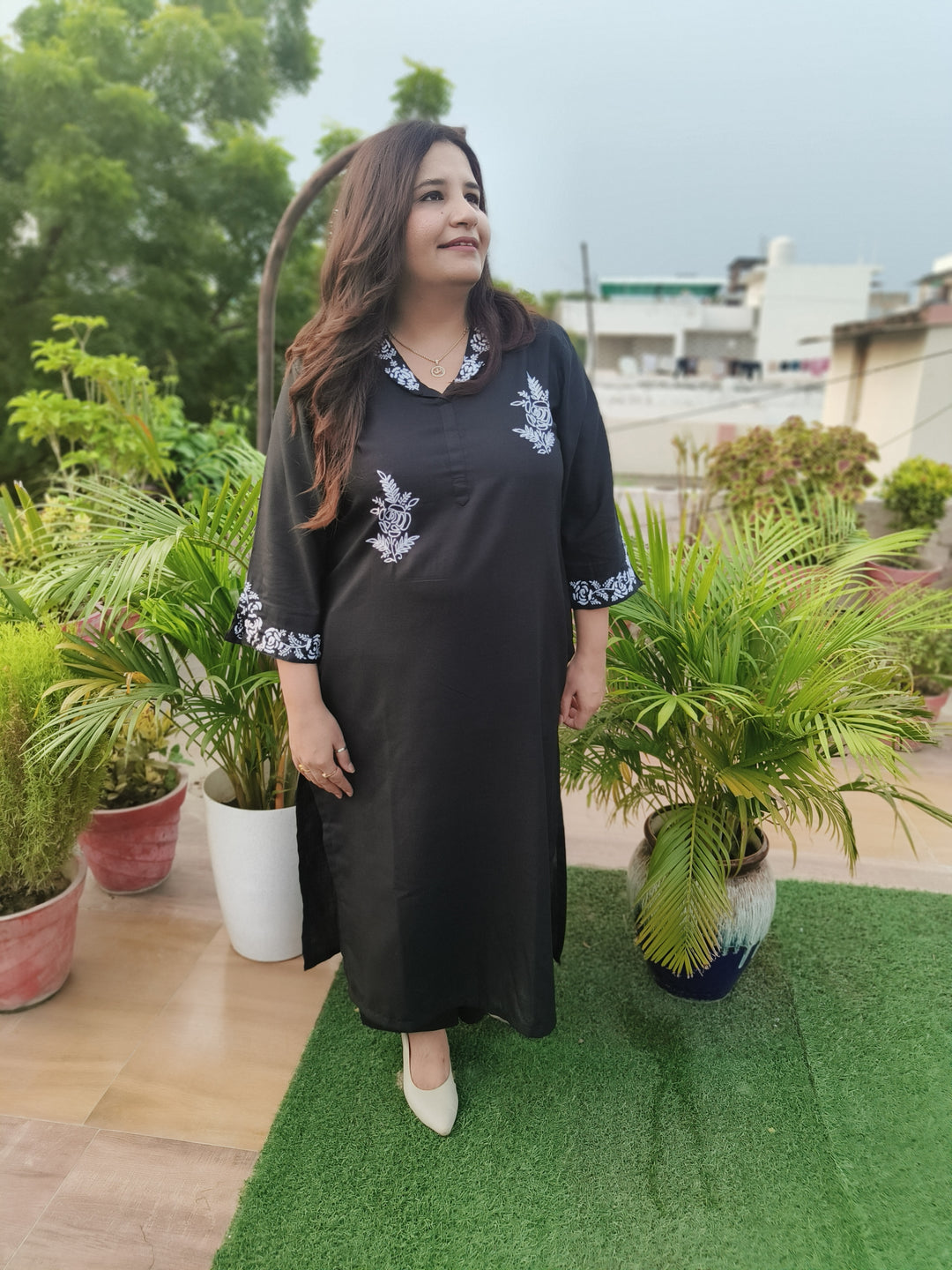 Linen Black Co-ord Set -Custom Made