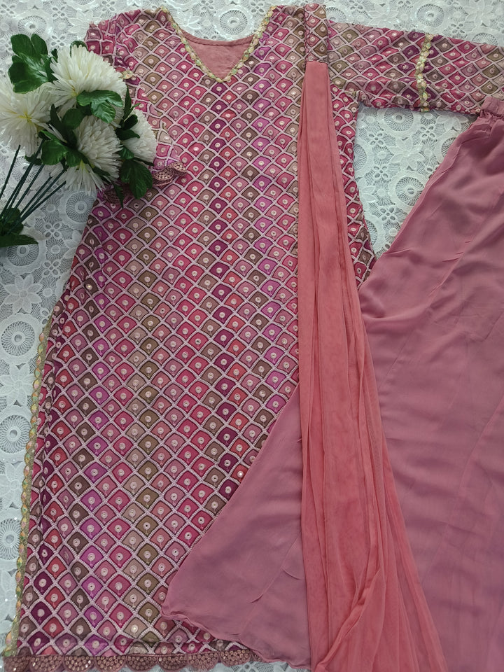 Multi Pure Georgette Suit Sets