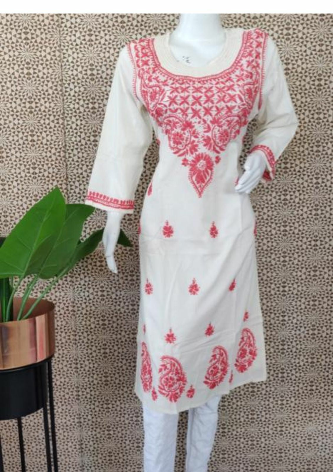 Cotton Chikankari Kurta