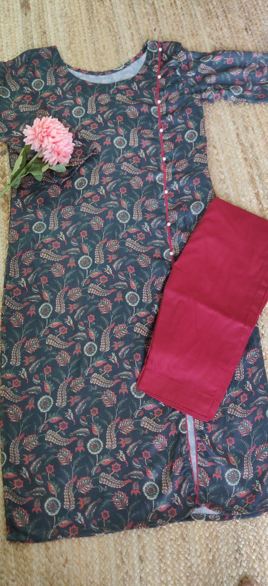 Dark Green Cotton Set